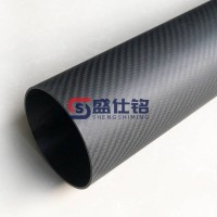 碳纤维圆管方管 来图大口径多规格管材 盛仕铭厂家加工