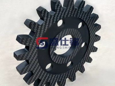 高精度碳纤维齿轮 一体成型 减重低惯性非标异形齿轮加工定做
