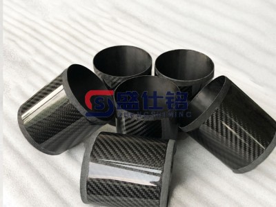 碳纤维一体成型保护套 适配工业传感器 耐冲击防油污