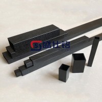 现货碳纤维方管矩形管 碳纤维支撑杆T