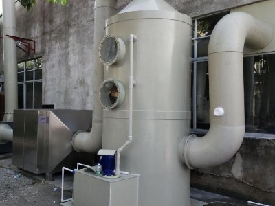 废吸附塔 酸雾净化洗涤塔 PP喷淋塔除