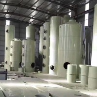 不锈钢PP喷淋塔 工业酸雾废理设备酸碱洗涤塔设备