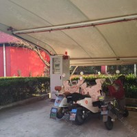 锂电停放车棚火灾防控全自动灭火装置