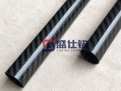 拉挤斜纹哑光耐高温超轻复合碳纤维管图1