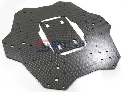 可 CNC 雕刻耐高低温高强度碳纤维板图3