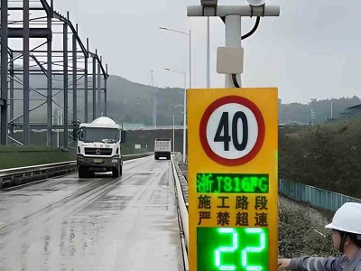 固定测速抓拍显示系统