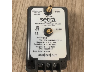 西特setra高稳定性微差压变送器264